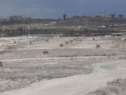 Desarrollo urbanístico de Los Berrocales, en el sureste de la capital.