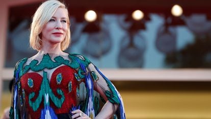 Cate Blanchett, en la gala de clausura del festival de Venecia de 2020, cuyo jurado presidía.