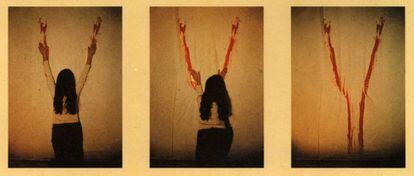 Obra &#039;Body Tracks&#039;, serie realizada en 1974 por la artista Ana Mendieta.