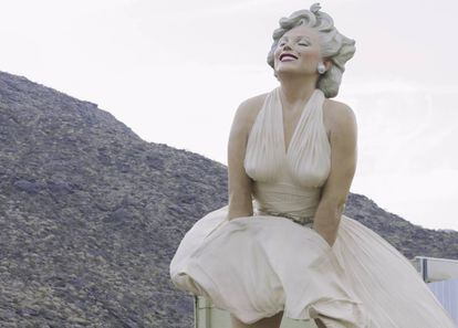 Monumento a Marilyn Monroe, una atracción turística de la ciudad. 