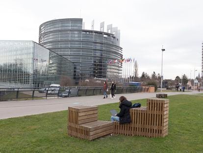 Edificio de la sede de la UE en Estrasburgo, el pasado 4 de marzo.
