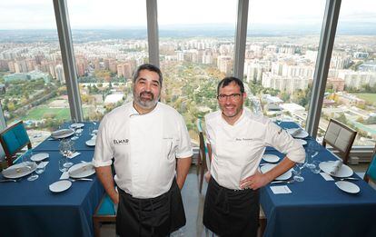 Restaurante Élkar: Una embajada gastronómica vasca a 160 metros de altura |  Madrid | EL PAÍS