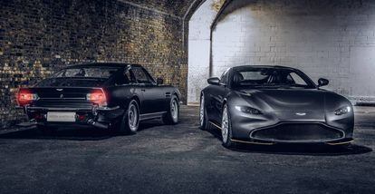Los modelos Aston Martin Vantage (izquierda) y DBS Superleggera (derecha) inspirados en 007.