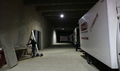 El túnel principal de la Ciudad de la Justicia el 29 de octubre.