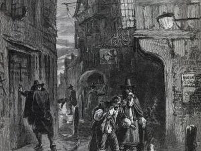 El frío y la peste hicieron estragos por la precariedad sanitaria. En la imagen, la plaga de 1665 en Londres.