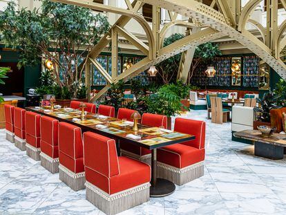 Planta superior del restaurante The Bazaar, del cocinero José Andrés, en el hotel Waldorf Astoria de Washington (EE UU).