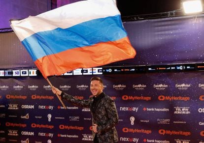 Sergey Lazarev, con la canción 'Scream', representará a Rusia, país que ha participado en 22 ocasiones y ha ganado una vez.