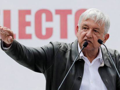 López Obrador, en un acto en Ciudad de México