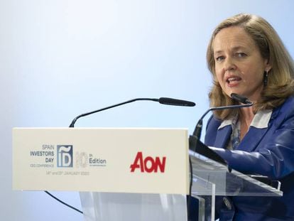 Nadia Calviño, ministra de Asuntos Económicos. 