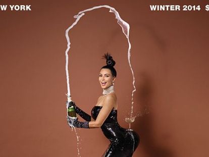 Portada de la revista 'Paper' protagonitzada per Kim Kardashian.
