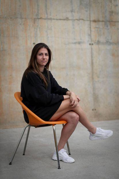 Vicky Losada, en la Ciudad Deportiva del Barcelona. 