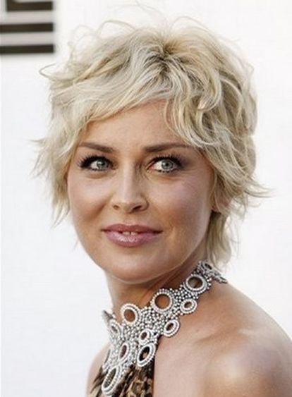 Sharon Stone en una imagen de abril de 2008