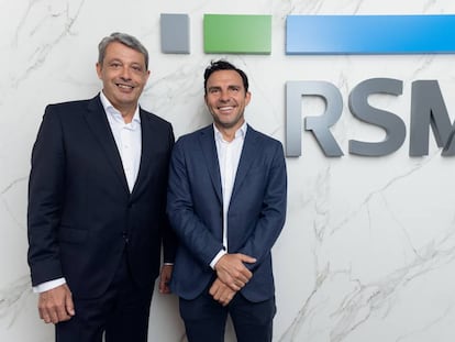 El vicepresidente de RSM Spain David García y José María Baños, socio fundador de Letslaw