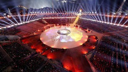 Ceremonia de clausura de las Olímpiadas de Pyeongchang.