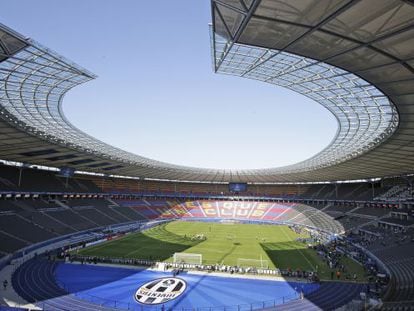 Vista general del Estadio Olímpico de Berlín, este viernes.