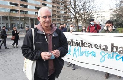 Mikel Albisu, alias 'Mikel Antza', acude a los juzgados de San Sebastián a declarar como presunto autor mediato del asesinato de Gregorio Ordóñez, el pasado 21 de diciembre.