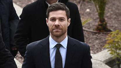 El exjugador Xabi Alonso, en Madrid, en 2019.