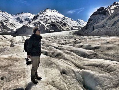 El glaciar Tasman, en Nueva Zelanda.