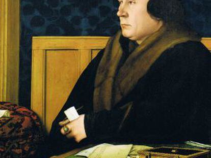 Thomas Cromwell (circa 1533) de Hans Holbein.  