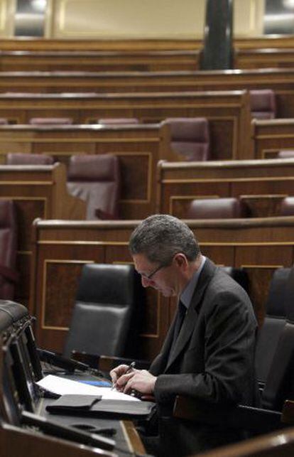 El ministro de Justicia, Alberto Ruiz-Gallardón