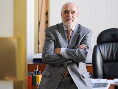 El Delegado del Gobierno, Jesús Loza en el Parlamento vasco en una imagen de archivo. 