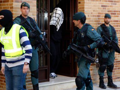 Detenci&oacute;n, el martes, de uno de los supuestos terroristas en Pinto (Madrid).