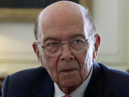 El secretario de Estado de Comercio americano, Wilbur Ross.