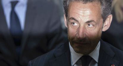 El expresidente Nicolas Sarkozy en Berl&iacute;n en febrero pasado.