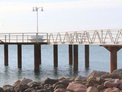 Pasarela de la playa de Xilxes, en una imagen del Ayuntamiento.