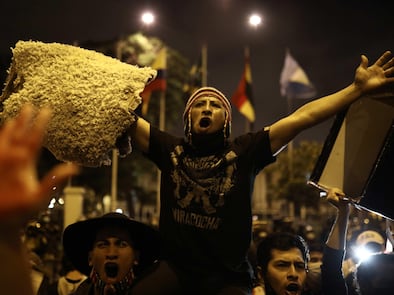 MAnifestación Perú