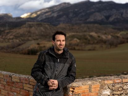 Albert Fontanet, 30, en Sant Romà d' Abella (Lleida). Kike Rincón