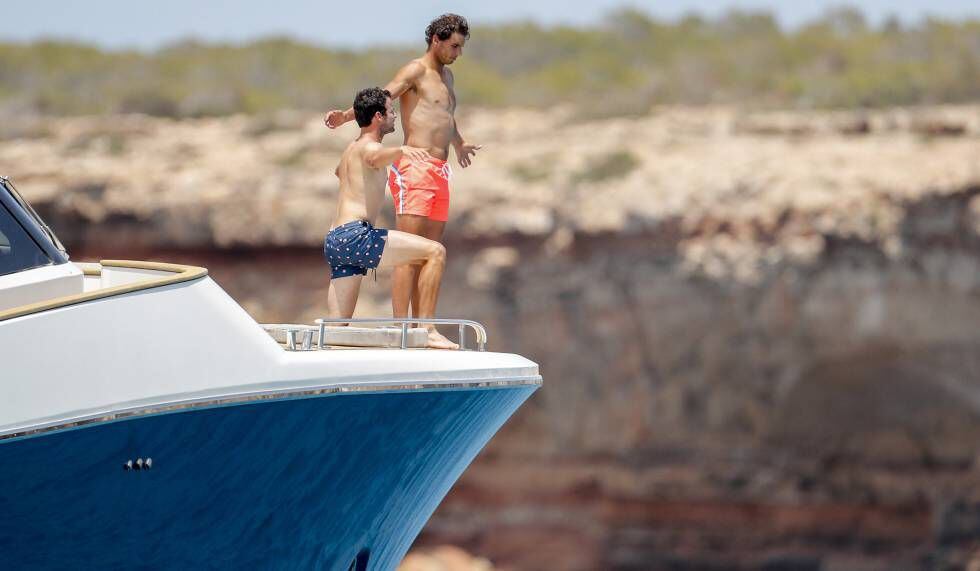 Rafa Nadal en Ibiza el pasado martes.