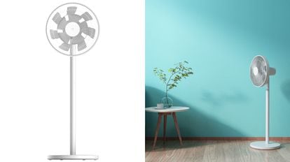 Elit BTF20 Ventilador de Torre Digital · Diseño Moderno SIN ASPAS con Pantalla LED y Mando a Distancia · 3 Velocidades y 3 Modos de Aire · Oscilante y SILENCIOSO · Altura 95 cm · Color Blanco 