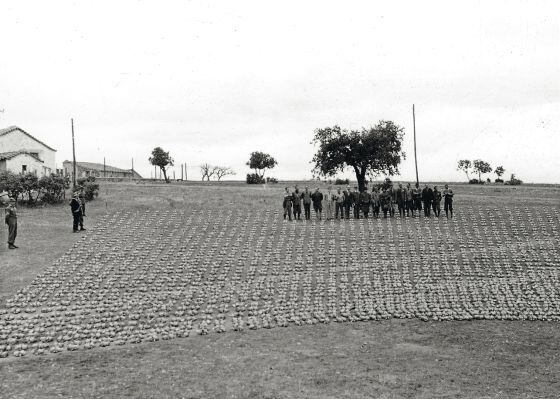 Imagen de la cacería organizada por Franco.