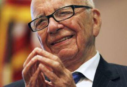El magnate de la comunicaci&oacute;n Rupert Murdoch