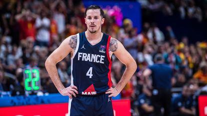 Thomas Heurtel con la selección francesa en la final del Eurobasket.