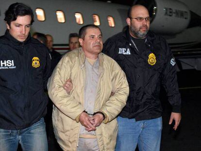 El Chapo, reci&eacute;n llegado a Estados Unidos tras su extradici&oacute;n