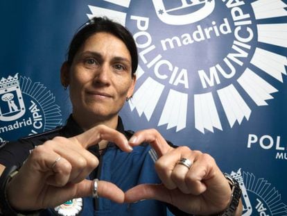 Arantxa Miranda en la Policía Municipal