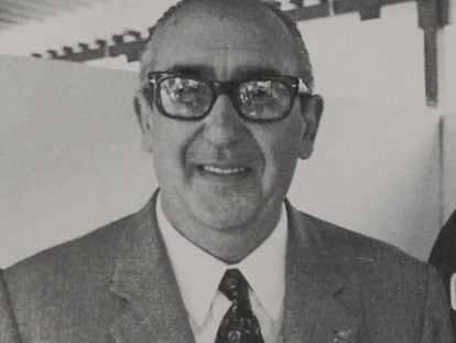 &Aacute;lvaro Cunqueiro, en agosto de 1963. 