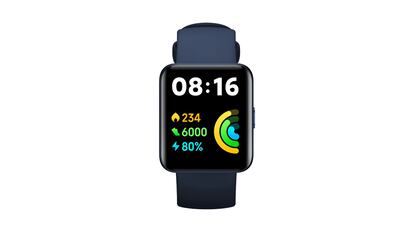 Este reloj inteligente se puede adquirir rebajado en color azul o negro.  XIAOMI.