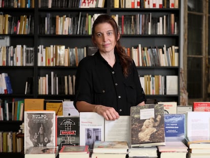 Andrea Stefanoni, escritora y propietaria de la recién inaugurada librería La Mistral, en la Travesía del Arenal.