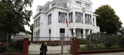 La embajada rusa en La Haya. 