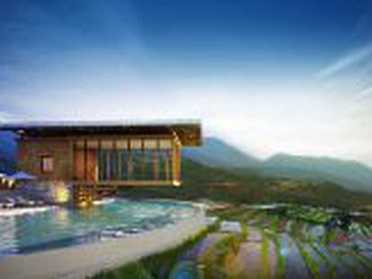 El futuro Six Senses Bhutan, que se abrir&aacute; en 2015, contar&aacute; con 82 suites distribuidas en cinco caba&ntilde;as.