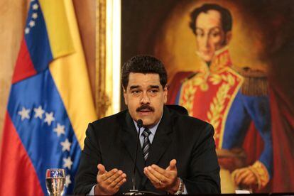 Nicol&aacute;s Maduro anuncia un paquete de medidas econ&oacute;micas.   
