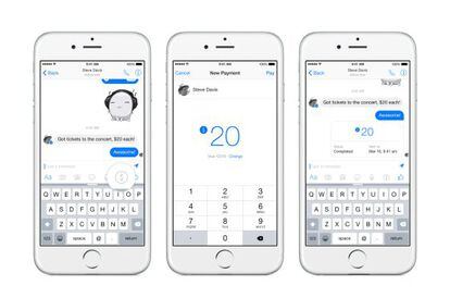 Simulaci&oacute;n del sistema de pagos a trav&eacute;s de Messenger
