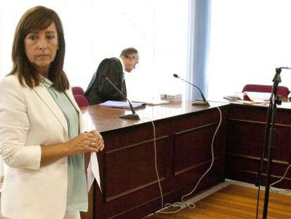 La exalcaldesa de Jerez Pilar S&aacute;nchez, durante un juicio el pasado mes de junio.