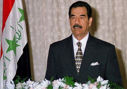El antiguo presidente de Irak Sadam Hussein