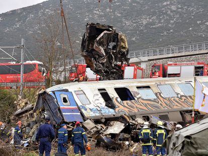 Accidente de tren Grecia