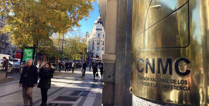 Sede de la CNMC, en Madrid. 