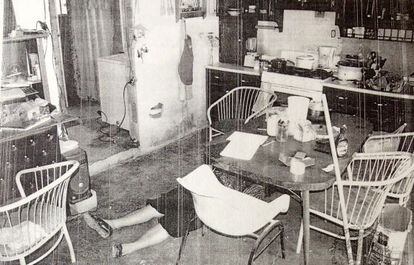 Escena del crimen de la familia de Ciudad Juárez.
